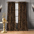 Radiance Foil Coffee Brown Dimout Curtain Set Of 2 -(1003_1911_23)