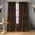 Gleam Foil Coffee Brown Dimout Curtain Set Of 2 -(1005_1911_21)