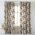 Elegent Floral Print Matt Finish Room Darkening Curtain Set of 2 MTDS103B