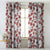Elegent Floral Print Matt Finish Room Darkening Curtain Set of 2 MTDS110D