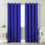 Jacquard Room Darkening Curtains in Egyptian Blue Set Of 2 - (P110)