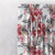 Watercolor Garden Floral Red Heavy Satin Room Darkening Curtains Set Of 1pc - (DS116A)
