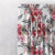 Watercolor Garden Floral Red Heavy Satin Room Darkening Curtains Set Of 2 - (DS116A)