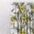 Watercolor Garden Floral Olive Heavy Satin Room Darkening Curtains Set Of 1pc - (DS116D)