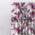Watercolor Garden Floral Purple Heavy Satin Room Darkening Curtains Set Of 1pc - (DS116F)