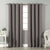 Jacquard Room Darkening Curtains in Moonrock Grey Set Of 2 - (P116)