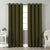 Jacquard Room Darkening Curtains in Rainforest Green Set Of 2 - (P124)