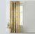 Elegant Floral Print Matt Finish  Room Darkening Curtain Set Of 1pc -  MTDS126A