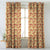 Elegent Floral Print Matt Finish Room Darkening Curtain Set of 2 MTDS126C