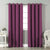 Jacquard Room Darkening Curtains in Magenta Haze Set Of 2 - (P127)