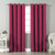 Jacquard Room Darkening Curtains in Ruby Pink Set Of 2 - (P129)