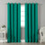 Jacquard Room Darkening Curtains in Dusty Cyan Set Of 2 - (P12)