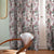 Tulip Delight Floral Pink Heavy Satin Room Darkening Curtains Set Of 2 - (DS131B)