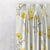 Poppy Meadow Floral Yellow Heavy Satin Blackout Curtains Set Of 1pc - (DS133A)