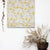 Poppy Meadow Floral Yellow Satin Roman Blind (DS133A)