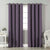 Jacquard Room Darkening Curtains in Perfect Plum Set Of 2 - (P133)