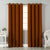 Jacquard Room Darkening Curtains in Russet Brown Set Of 2 - (P137)