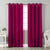 Jacquard Room Darkening Curtains in Hibiscus Pink Set Of 2 - (P140)