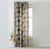 Elegant Geometric Print Matt Finish  Room Darkening Curtain Set Of 1pc -  MTDS145B