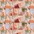 Geometric Fusion Geometric Orange Wallpaper Swatch -(DS145C)