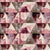 Geometric Fusion Geometric Maroon Wallpaper Swatch -(DS145E)