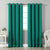 Jacquard Room Darkening Curtains in Jade Green Set Of 2 - (P146)