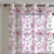 Elegant Floral Print Sheer Semi Transparent Curtain - Set Of 1pc -DS147A