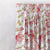 Bold Blossoms Floral Red Heavy Satin Room Darkening Curtains Set Of 1pc - (DS147D)
