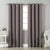 Jacquard Room Darkening Curtains in Mink Grey Set Of 2 - (P149)