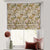 Subdued Blossoms Floral Olive Satin Roman Blind (DS154B)