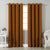 Jacquard Room Darkening Curtains in Rust Brown Set Of 2 - (P161)