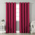 Jacquard Room Darkening Curtains in Radish Red Set Of 2 - (P162)