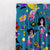 Super Girl Sparkle Kids Powder Blue Heavy Satin Blackout curtains Set Of 2 - (DS171A)