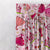 Princess Land Kids Flamingo Pink Heavy Satin Blackout Curtains Set Of 1pc - (DS172A)