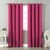 Jacquard Room Darkening Curtains in Loveletter Pink Set Of 2 - (P172)