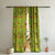 Jungle Dreams Kids Forest Green Heavy Satin Room Darkening Curtains Set Of 2 - (DS173A)