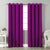 Jacquard Room Darkening Curtains in Dark Fuschia Set Of 2 - (P174)