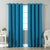 Jacquard Room Darkening Curtains in Ocean Waves Blue Set Of 2 - (P178)