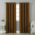 Jacquard Room Darkening Curtains in Peanut Brown Set Of 2 - (P17)