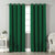 Jacquard Room Darkening Curtains in Bottle Green Set Of 2 - (P180)