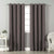 Jacquard Room Darkening Curtains in Moon Rock Grey Set Of 2 - (P182)