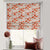 Rose Rhapsody Floral Bright Red Satin Roman Blind (DS191C)