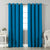 Jacquard Room Darkening Curtains in Arabian Blue Set Of 2 - (P196)