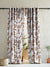 Elegant Floral Print Room Darkening Curtains Set of 2  DS19B