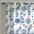 Elegant Floral Print Sheer Semi Transparent Curtain - Set Of 1pc -DS19C1