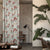 Feral Florals Floral Red Heavy Satin Room Darkening Curtains Set Of 2 - (DS206A)
