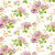 Feral Florals Floral Pink Heavy Satin Blackout curtains Set Of 2 - (DS206C)