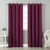 Jacquard Room Darkening Curtains in Burnt Burgundy Set Of 2 - (P206)