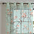 Elegant Floral Print Sheer Semi Transparent Curtain - Set Of 1pc -DS207A