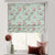 Blossoming Wings Floral Dusty Pink Satin Roman Blind (DS207B)